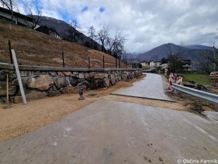 Sanacija zemeljskega plazu nad javne poti 660473 Županje Njive (2)